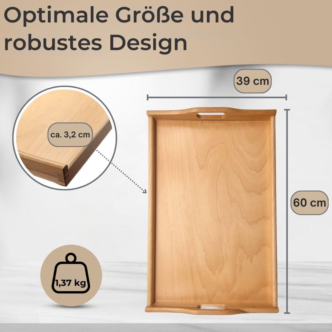 topanbieter999-serviertablett-holz-buche-natur-lackiert-60x39 image 2