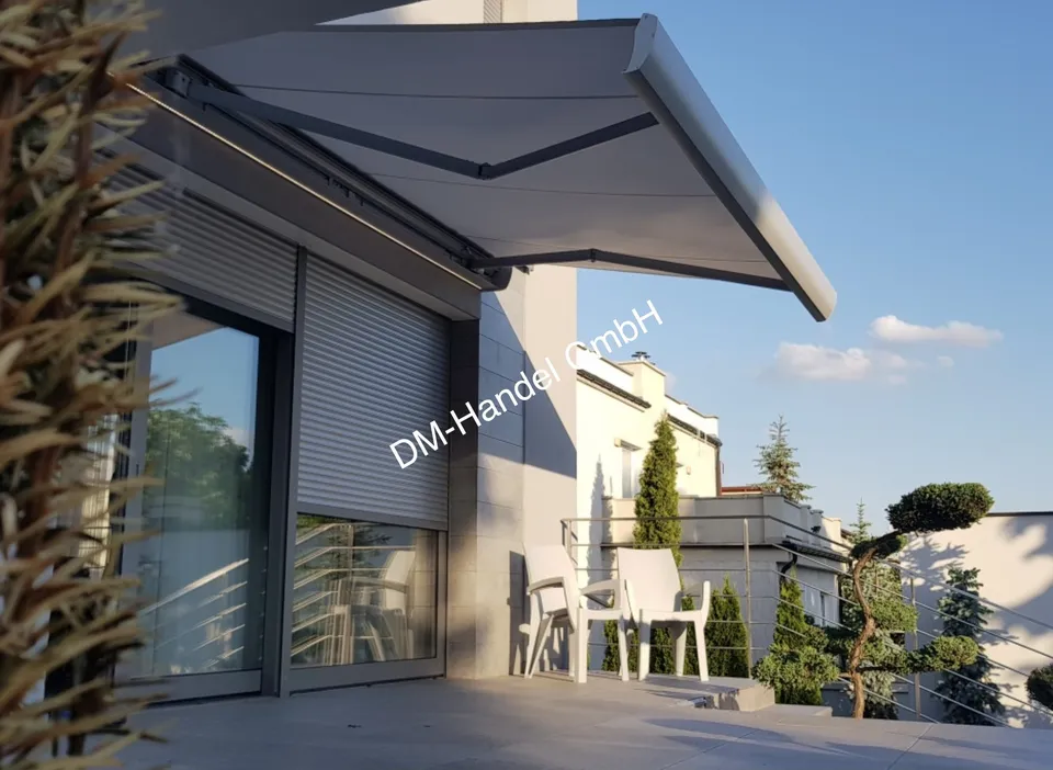 dm-handel-markise-kreta-6-5x1-6m-vollkassette-mit-led image 1