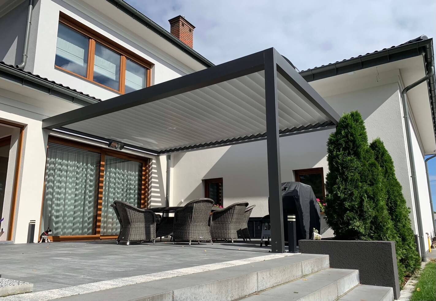 dm-handel-pergola-sb-400-4x4m-lamellendach-elektrisch image 3