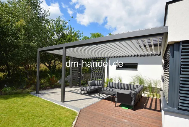 dm-handel-pergola-sb-400-4x3-5m-lamellendach-elektrisch image 1