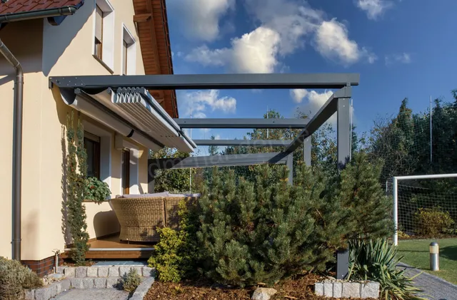 dm-handel-pergola-solid-4x3-5m-stoffdach-elektrisch image 1