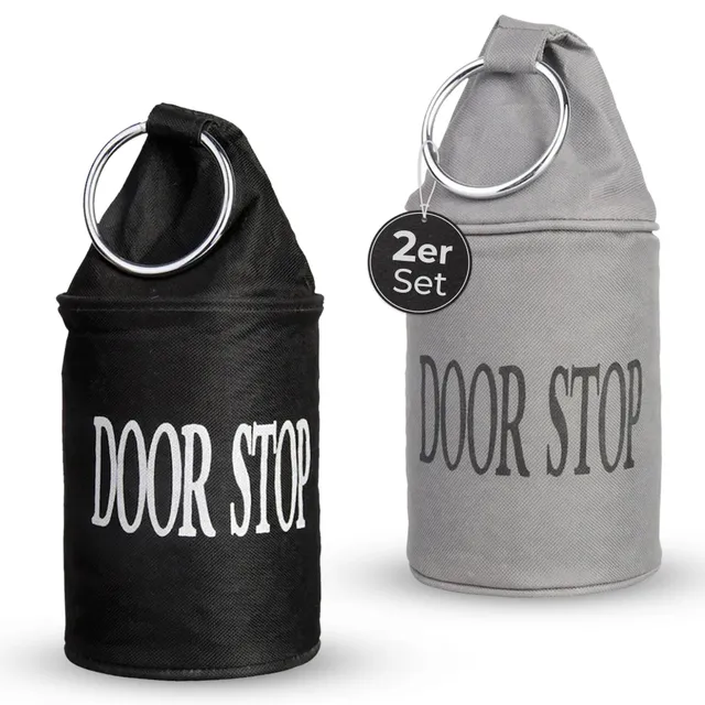 topanbieter999-home-living-t-rstopper-schwarz-grau-2er-set image 1