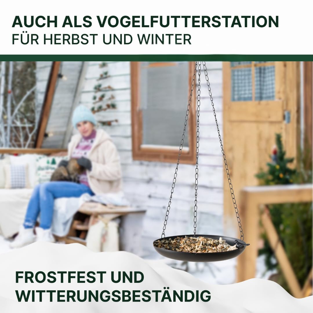 topanbieter999-vogelstation-metall-schwarz-h-ngend-wetterfest image 6