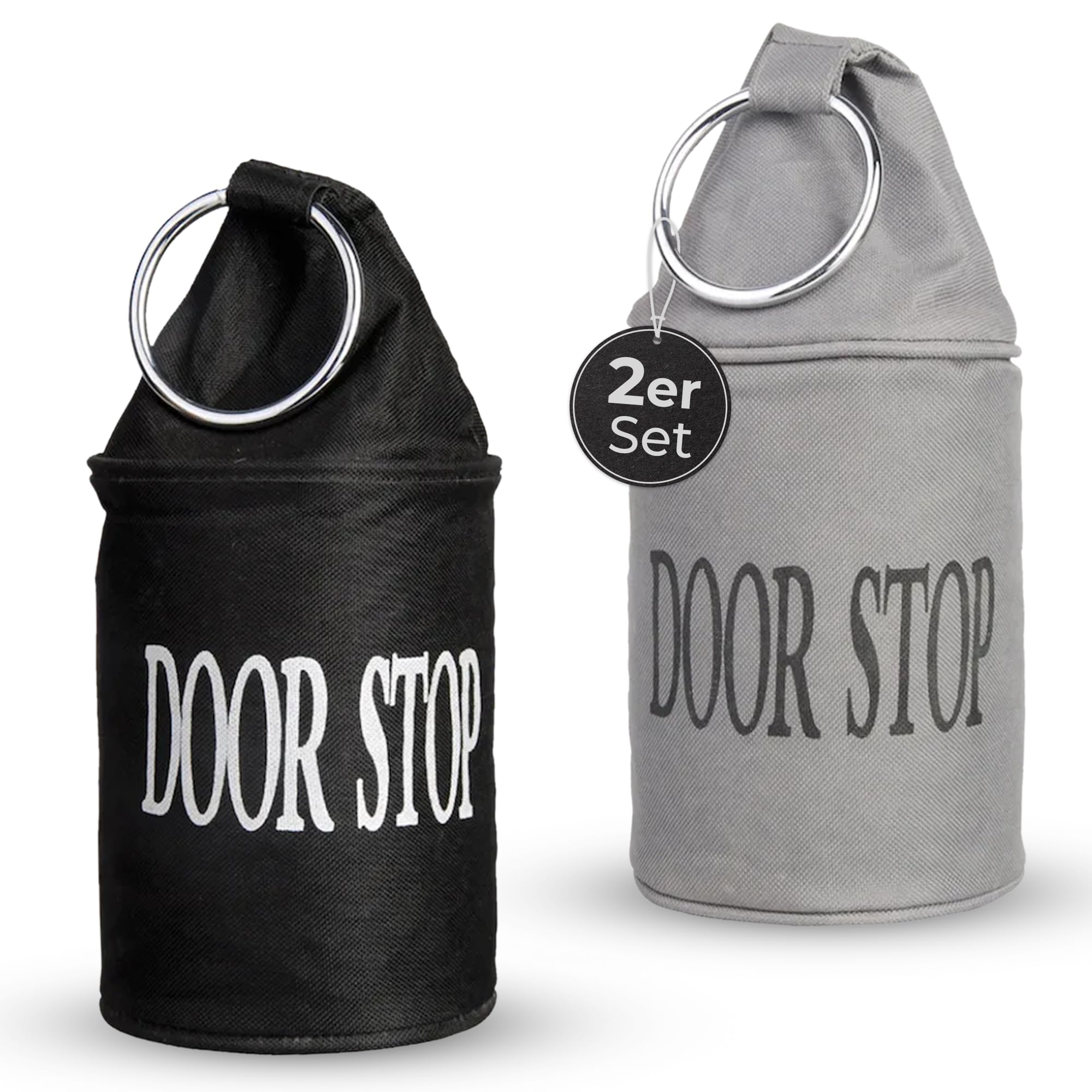 topanbieter999-home-living-t-rstopper-schwarz-grau-2er-set image 1