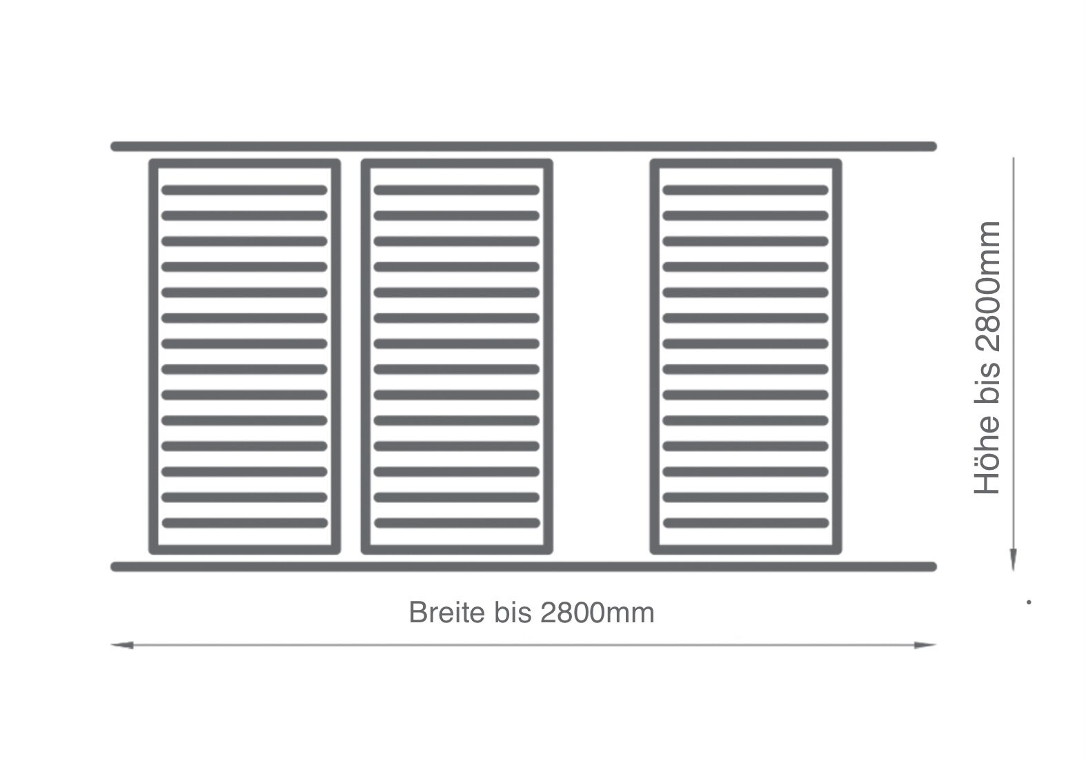 dm-handel-schiebeelement-lamellen-bis-280cm-schiebewand-alu image 3