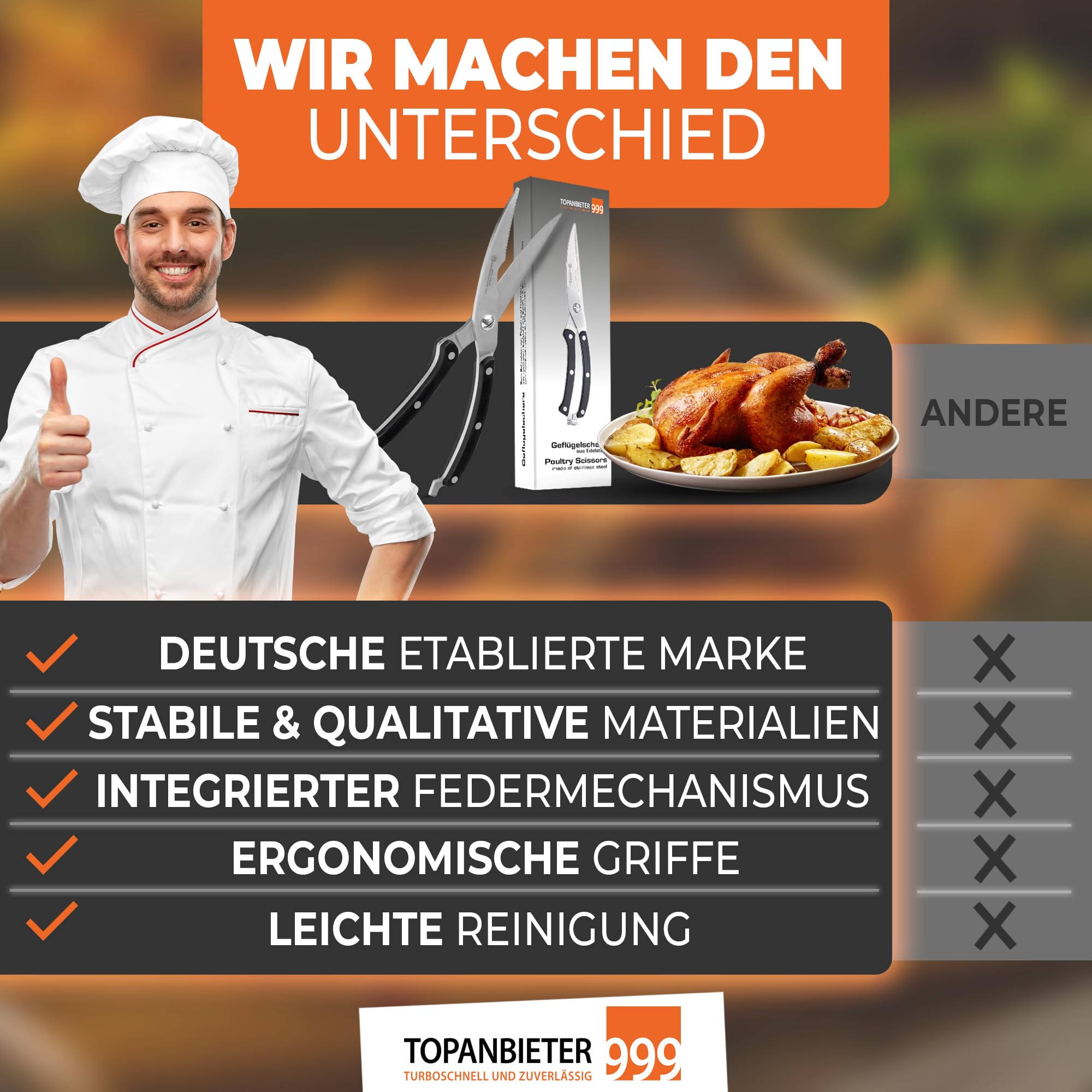 topanbieter999-kochen-genie-en-gefl-gelschere-edelstahl-scharf image 8