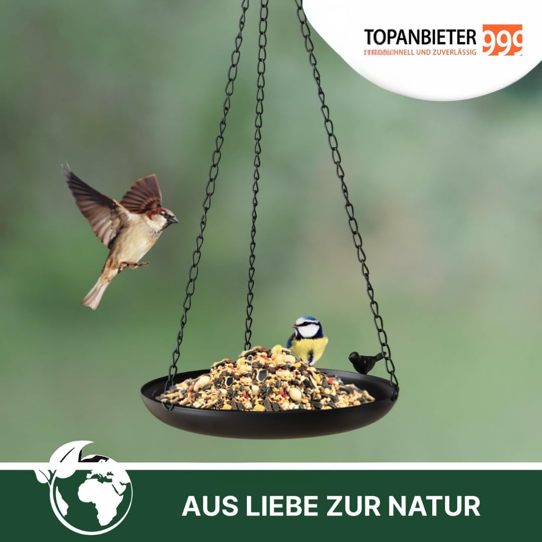 topanbieter999-vogelstation-metall-schwarz-h-ngend-wetterfest image 7