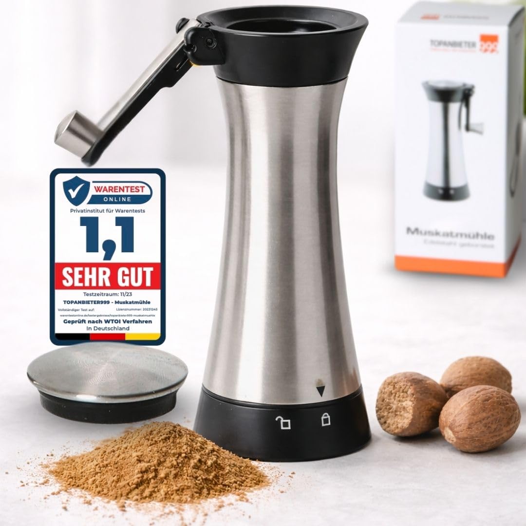 topanbieter999-kochen-genie-en-muskatm-hle-edelstahl-be-ethical image 1