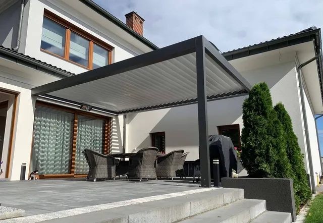 dm-handel-pergola-sb-400-3-4x1-5m-lamellenpergola-mini image 1