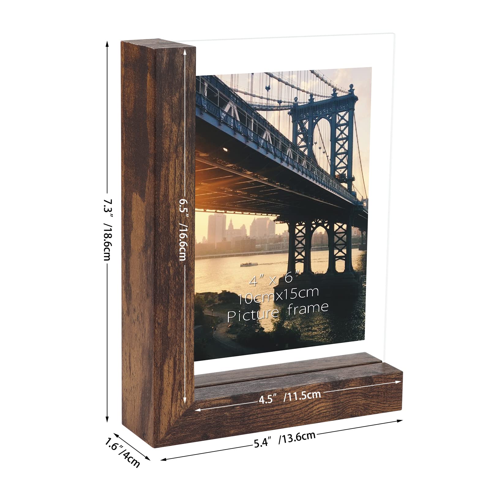 rlavbl-bilderrahmen-10x15-glas-braun-2er-set-holzfu image 2