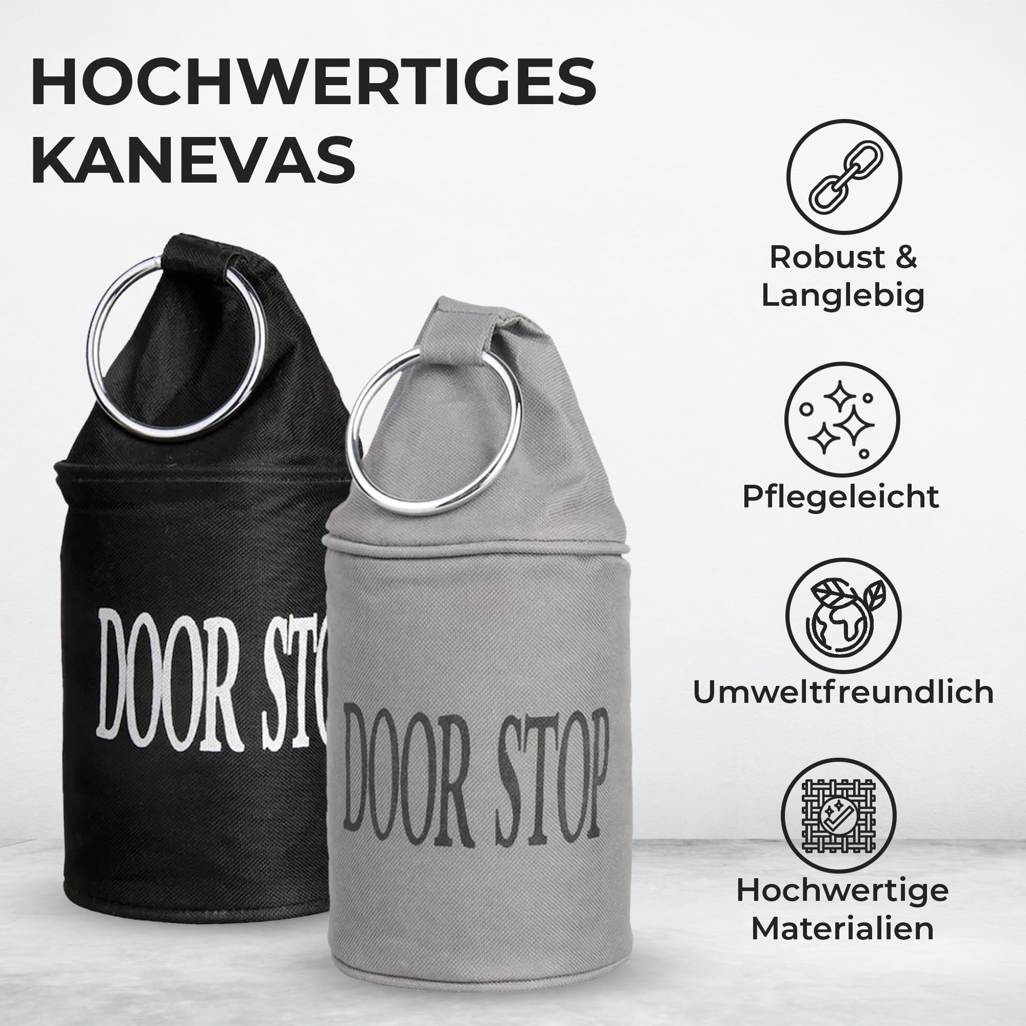 topanbieter999-home-living-t-rstopper-schwarz-grau-2er-set image 2