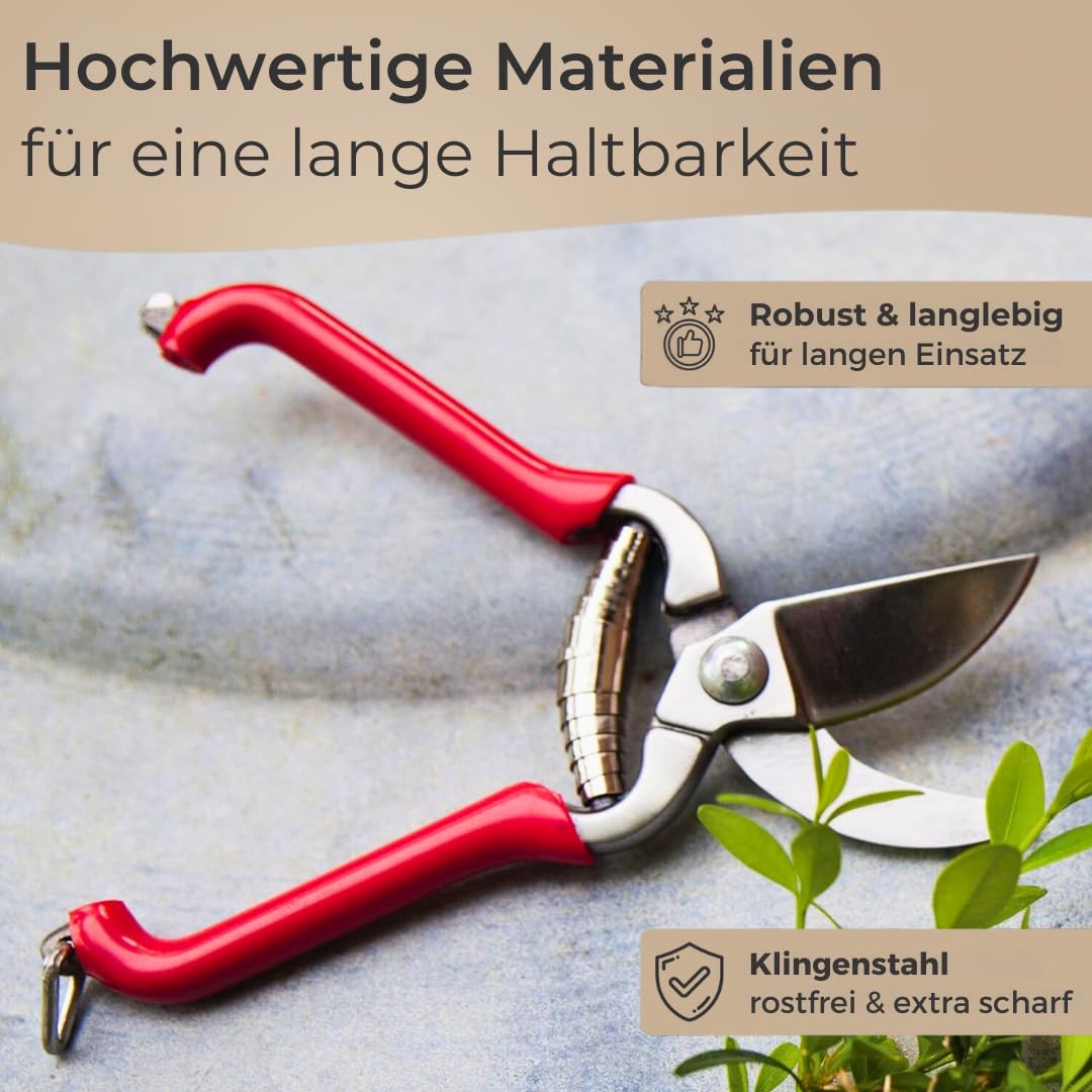 topanbieter999-outdoor-gartenschere-rot-14-cm-klein image 4
