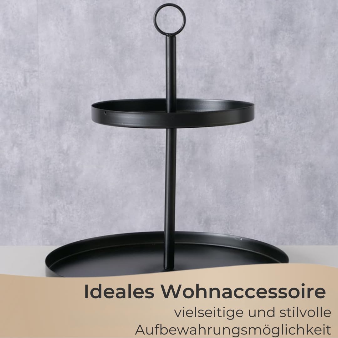 topanbieter999-etagere-2-etagen-schwarz-eisen-30-20-cm image 4