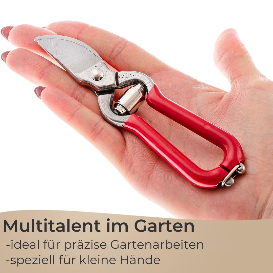 topanbieter999-outdoor-gartenschere-rot-14-cm-klein image 2