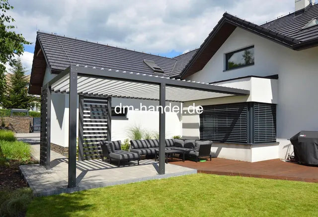 dm-handel-pergola-sb-400-5x3m-lamellenpergola-elektrisch image 1