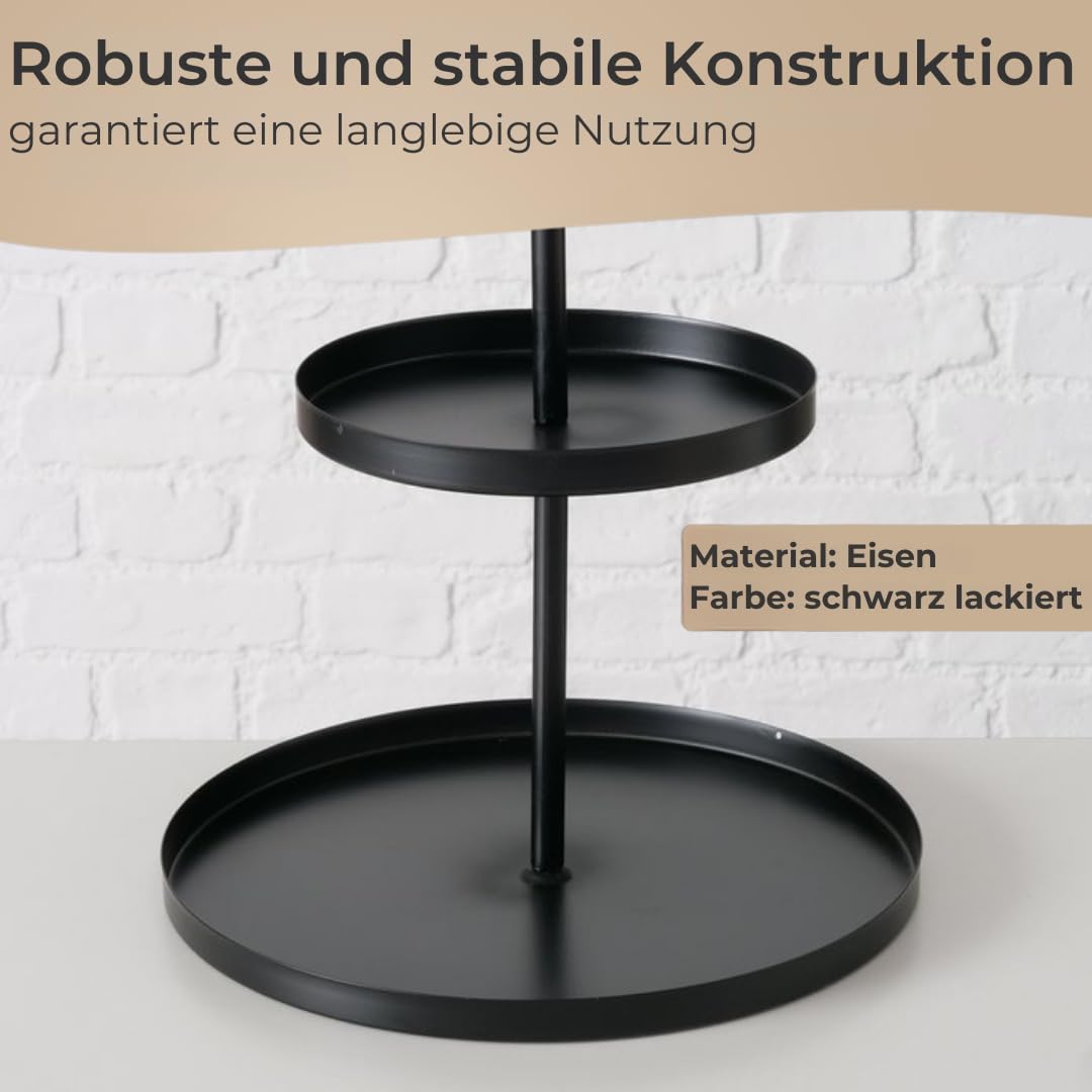 topanbieter999-etagere-2-etagen-schwarz-eisen-30-20-cm image 7