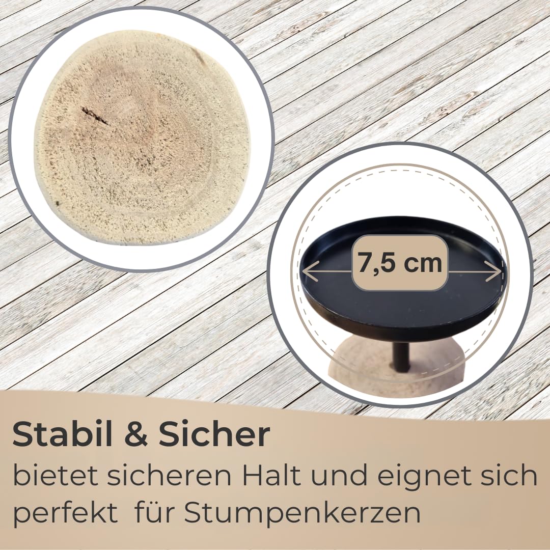 topanbieter999-kerzenst-nder-3er-set-holz-metall-8-22cm image 3