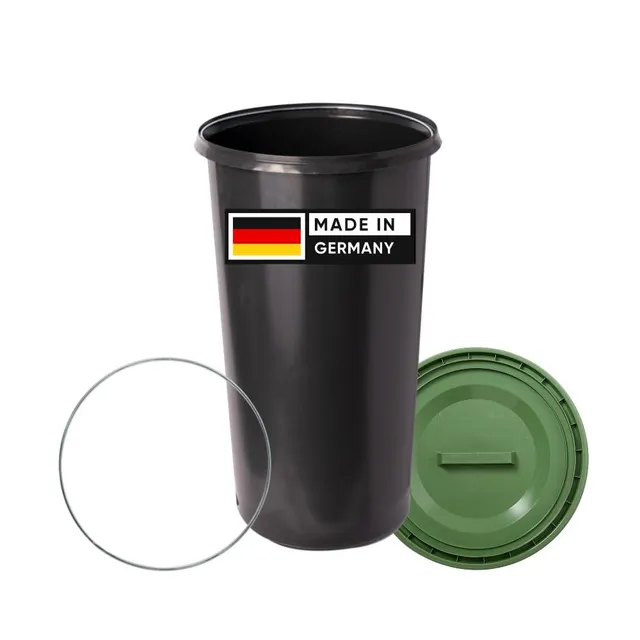 topanbieter999-60l-m-llsackst-nder-schwarz-gelb-mit-deckel-und-ring image 1