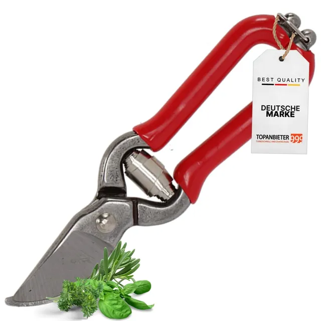 topanbieter999-outdoor-gartenschere-rot-14-cm-klein image 1