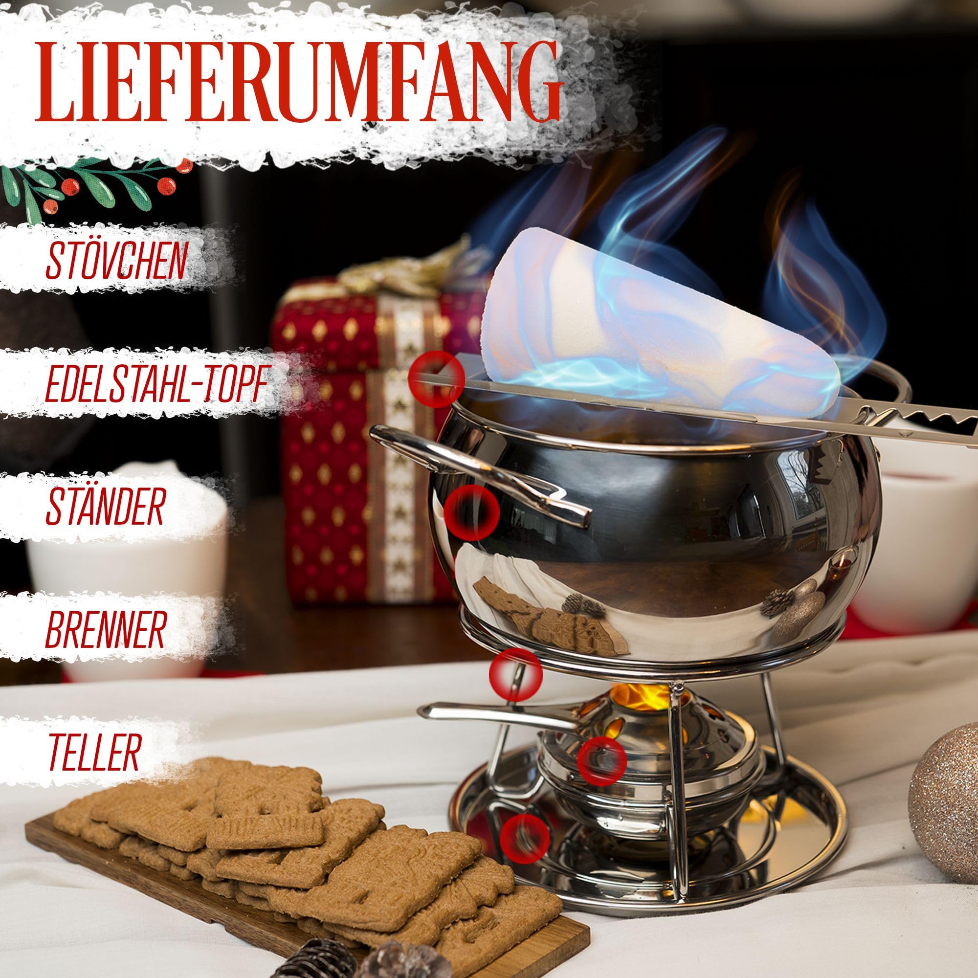 topanbieter999-kochen-genie-en-feuerzangenbowle-set-edelstahl image 2