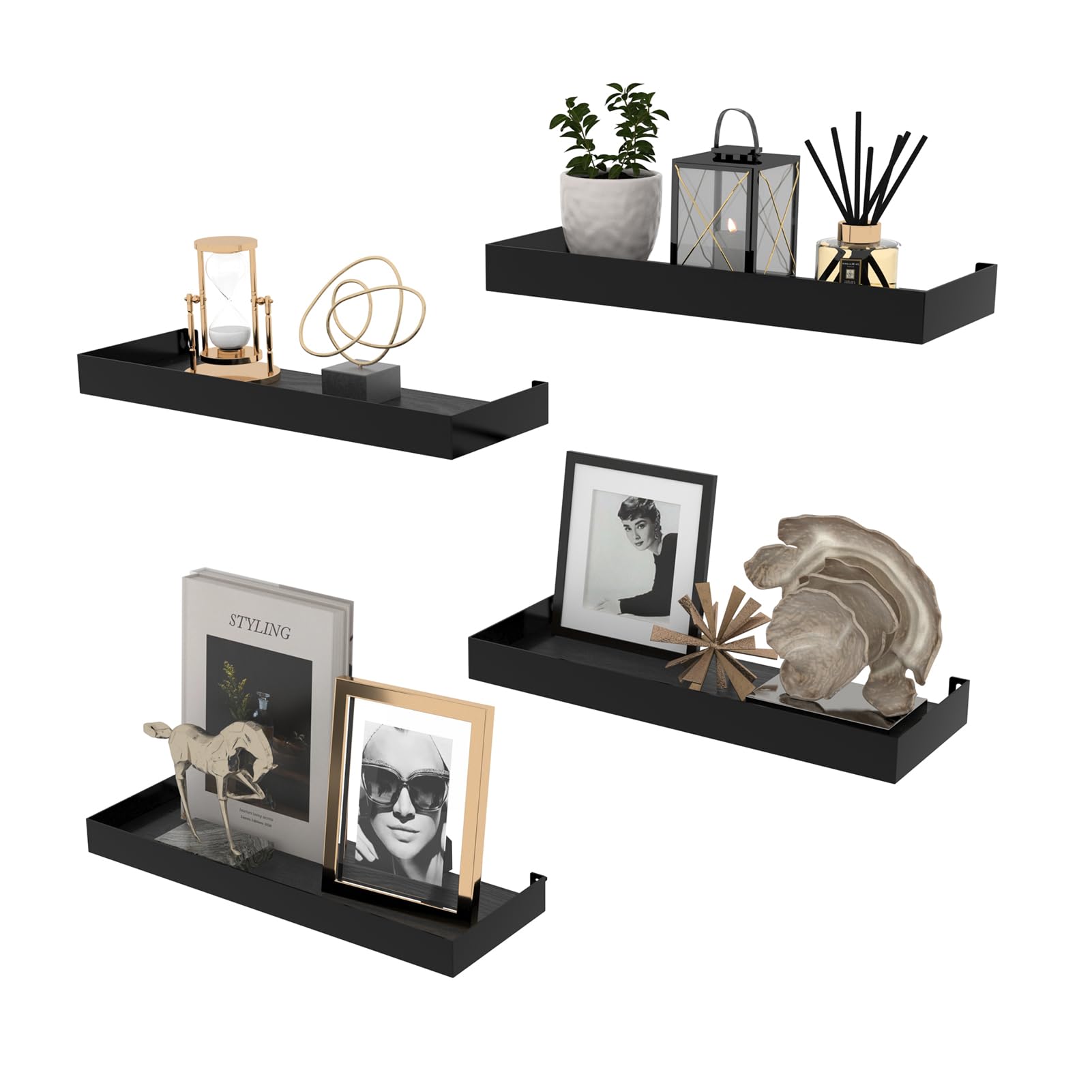 rlavbl-floating-shelves-wandregal-holz-braun-4er-set-rustikal image 7