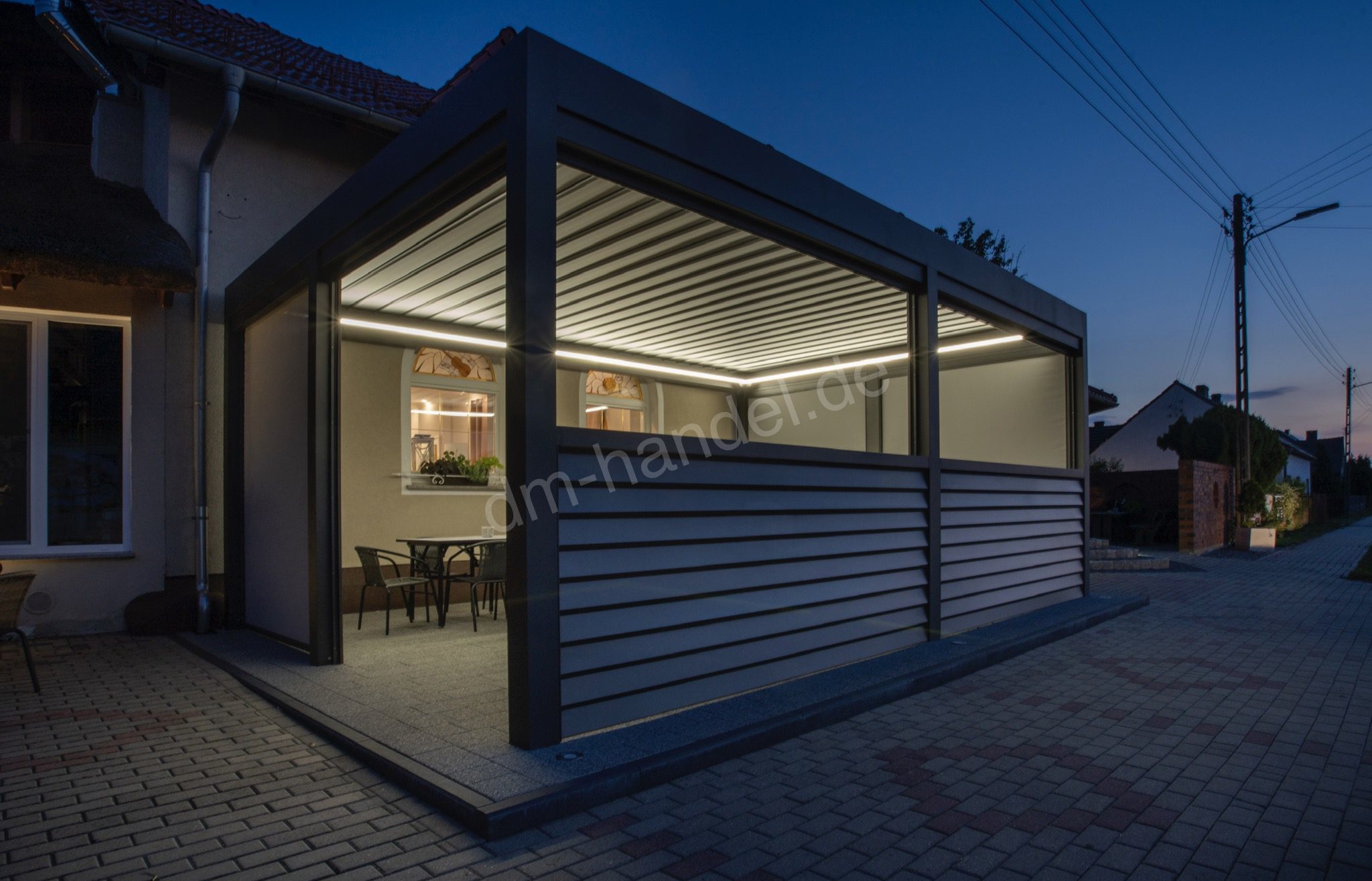 dm-handel-pergola-sb500-4x3-5m-pergola-mit-lamellendach image 7