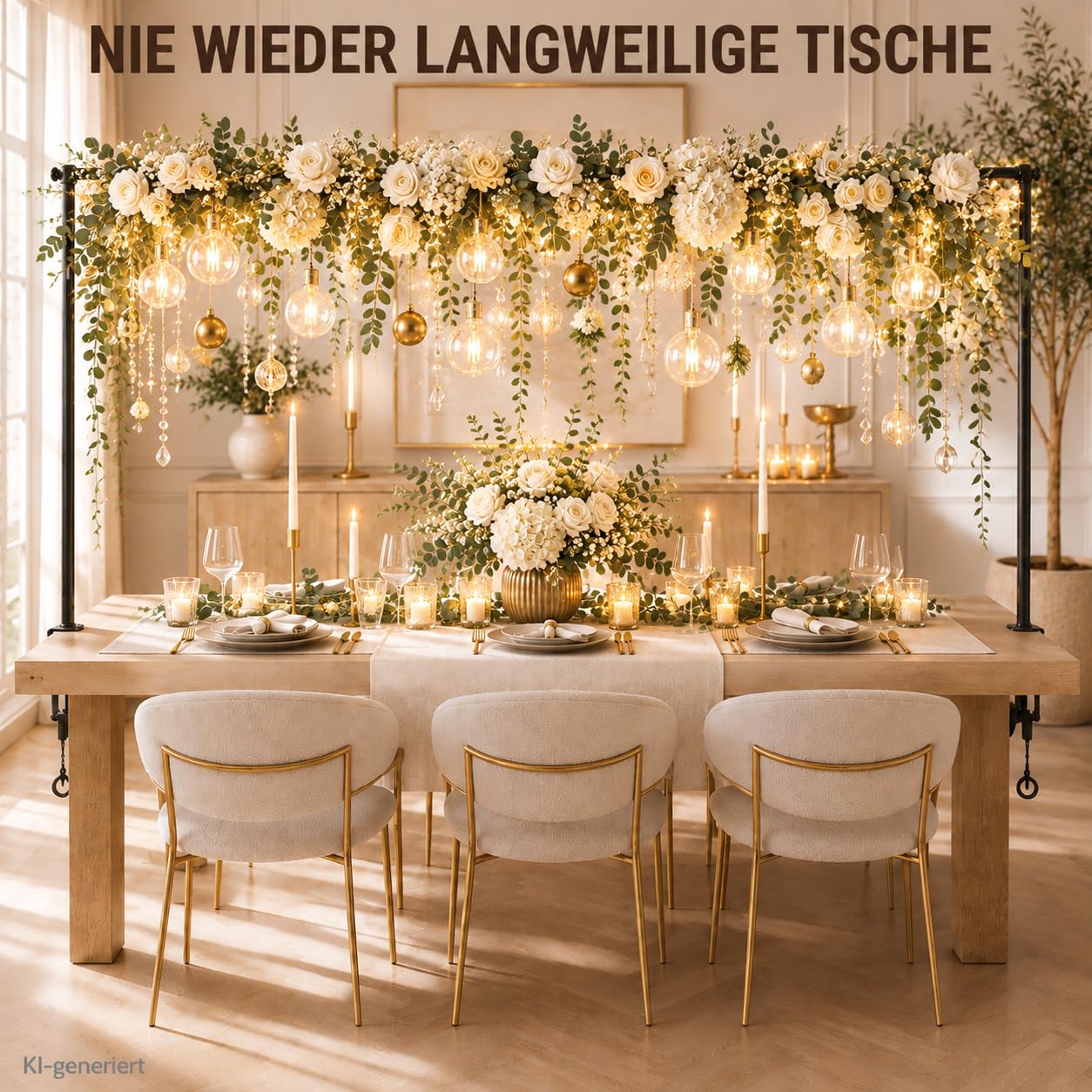 topanbieter999-tisch-dekostange-schwarz-ausziehbar-bis-211cm image 2