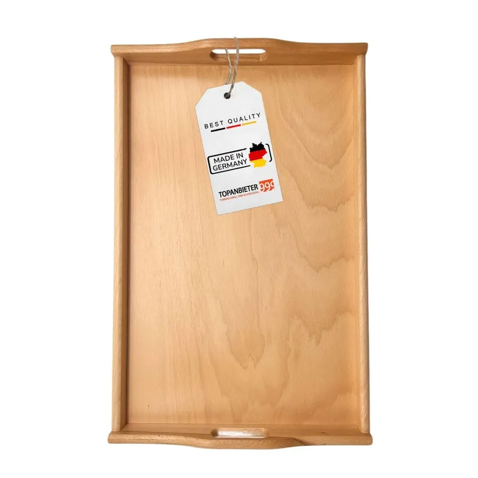 topanbieter999-serviertablett-holz-buche-natur-lackiert-60x39 image 1