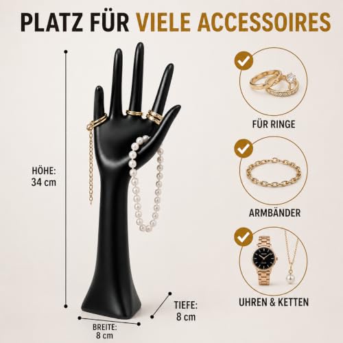 topanbieter999-home-living-schmuckhalter-hand-schwarz-kunstharz image 8