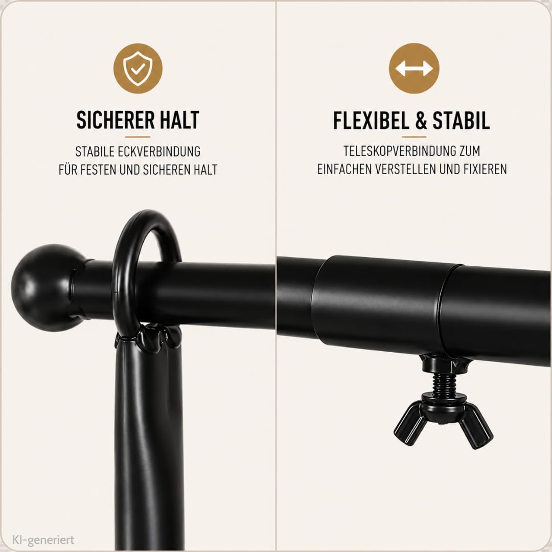 topanbieter999-tisch-dekostange-schwarz-ausziehbar-bis-211cm image 6