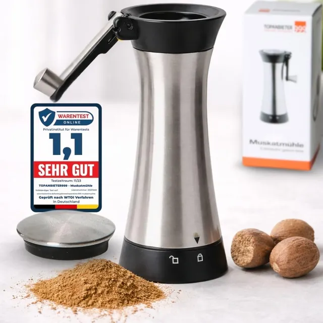 topanbieter999-kochen-genie-en-muskatm-hle-edelstahl-be-ethical image 1