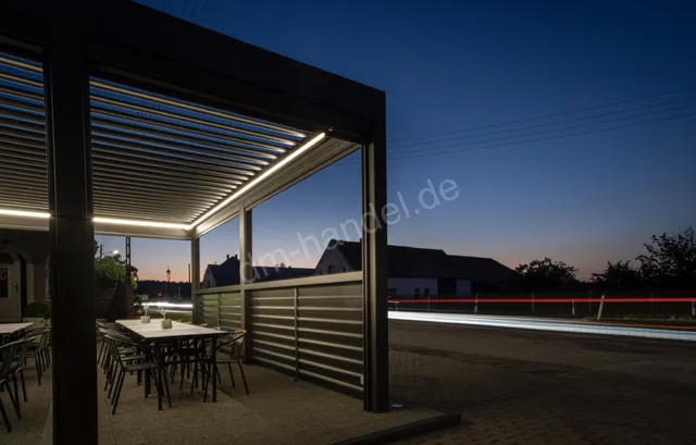 dm-handel-pergola-sb-500-6x2-5m-lamellenpergola-mit-elektromotor image 1