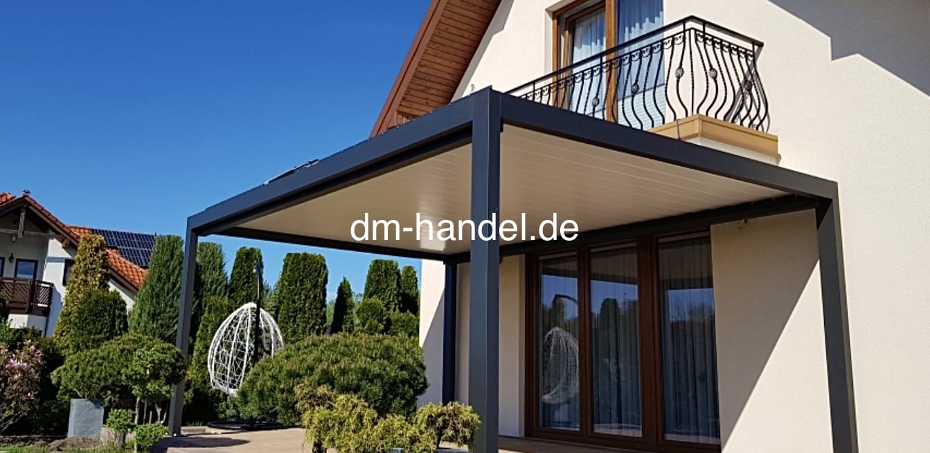dm-handel-pergola-sb-500-3x3m-lamellenpergola-elektrisch-freistehend image 2
