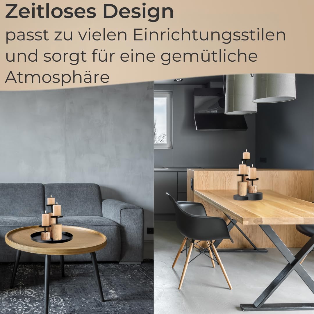 topanbieter999-kerzenst-nder-3er-set-holz-metall-8-22cm image 5
